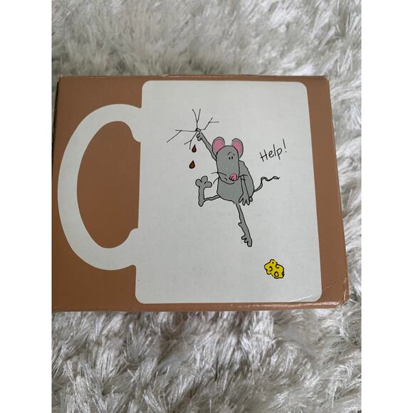Vintage New in Box  Hallmark funny Mug, “I lost my cheese” Mouse Mug - Picture 2 of 6
